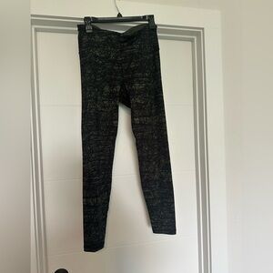 Old Navy Black / Green Leggings Versatile Everyday Wear